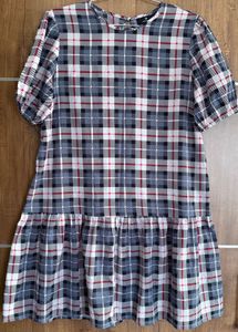 Stylish Plaid Mini Dress