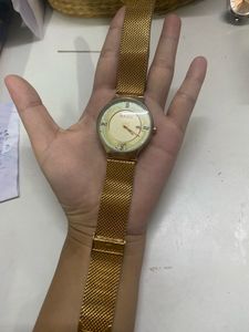 Rado Gold-Tone Mesh Watch
