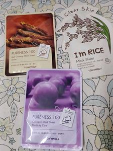 made in Korea sheet mask combo