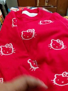 Hello Kitty Red Sweater