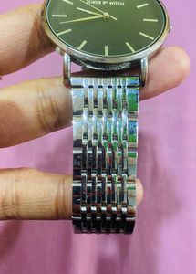 Women Silver Joker &amp; Witch Watch