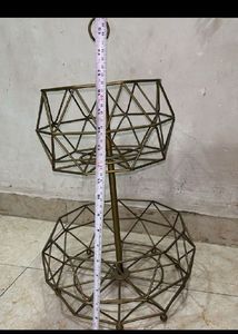Two Tiered Basket Stand