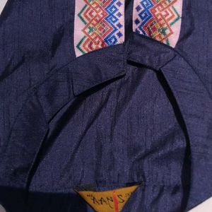 Elegant Navy Blue Kurta