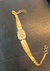 Gold-tone Floral Bracelet