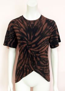 Twist Front Tie-Dye Tee