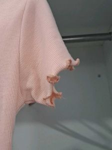 Cute Pink Ruffle Tee