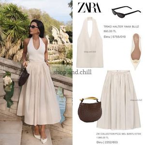Zara Halter Top & Skirt Set