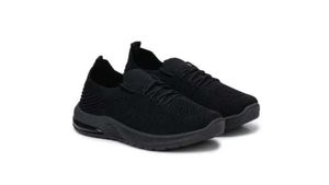 Black Knit Sneakers SIZE-7