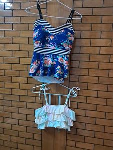 Combo Of Two Padded  Beach Wear