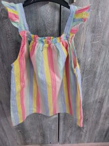 Colorful Cotton Top For Girls