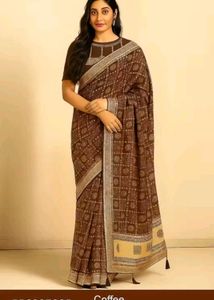 Elegant Bandhani Saree