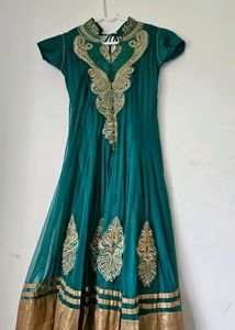 Anarkali Kurta Set Teal