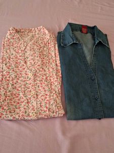 Floral & Denim Shirt Bundle