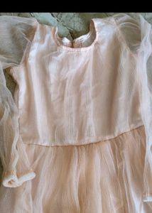 Peach Tulle Dress