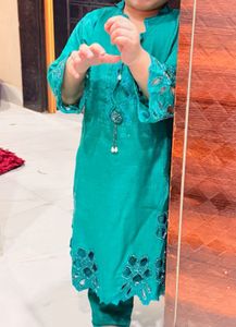 Pakistani Suit For Baby Girl