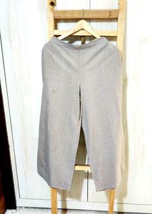 Light Grey Cotton Trouser Waist Size-26