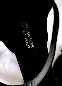 Black Heels with Ankle Loop