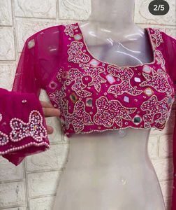 rose pink blouse