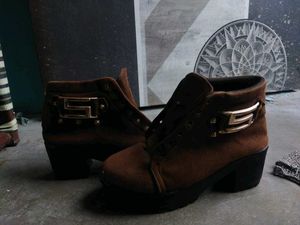 coffee brown boots for women