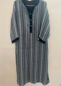 Georgette Black & White Cloth Material