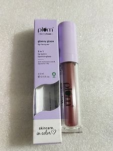 Plum Glassy Glaze Lip Lacquer -vintage rose