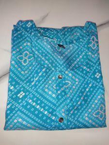 Sky Blue New Kurti(XL SIZE) Price Negotiable