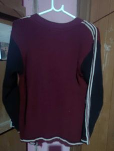 Adidas Logo Burgundy Zip Up Jacket