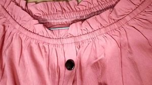 Pink Crop Top For Girls