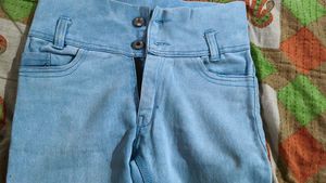 Black And Bule Jeans