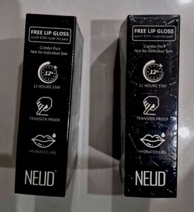 Neud Matte Liquid Lipstick Combo ( Brown + Mauve)