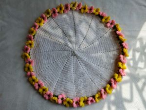 Crochet Flower Blanket 💐 21inches