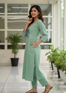 Elegant Green Kurta Set