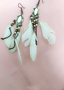 Boho Feather Earrings
