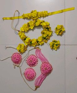 Haldi/Godbharai Necklace Combo Set