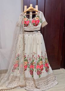 Pretty Designer Floral Lehenga Choli Set