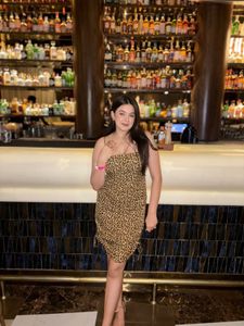 Leopard print dress