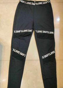 Shein Print Black Joggers