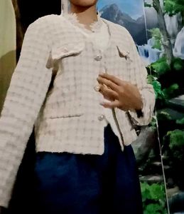 Chic Tweed Style Jacket