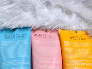 Pack Of 3 Dot And Key Face Wash