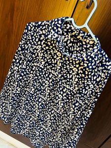Splash Leopard Print Shirt