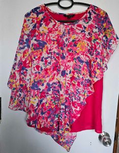 Colorful Abstract Layered Top