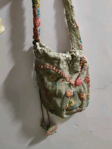 Two (2)Potli Bag Stiched By Me