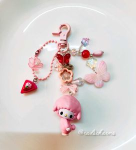 Sanrio Piano Keychain