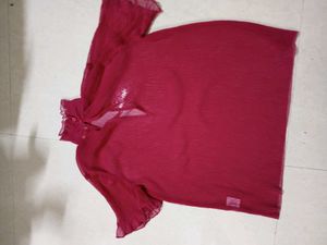 Pink Transparent Top