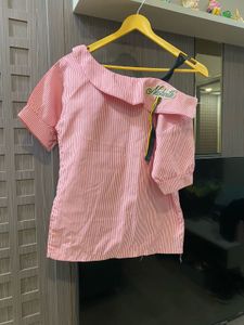 Striped Off-Shoulder Top