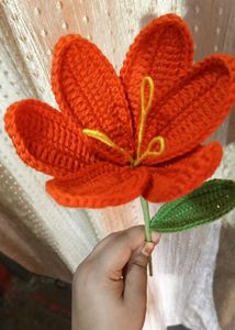 Crochet Lily Flower Bouquet