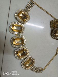 diamond necklace set