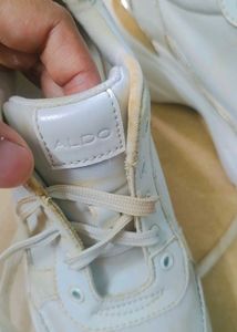 ALDO White Sneakers - Size ?