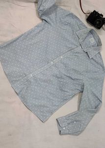 M&S Linen Full Sleeves Shirt