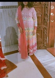 Elegant Embroidered Ethnic Gown